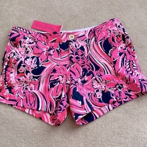 !!NWT!! Lily Pulitzer Callahan Knit Shorts - Flirty Fins & Feathers